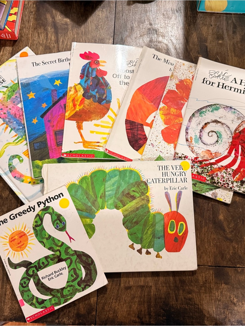 Bundle of 8 Eric Carle Books - Hardback & Soft Back